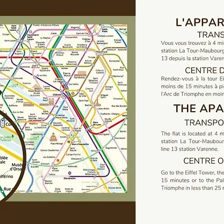 Cozy Modern-paris7-tour Eiffel-champs De Mars *